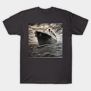 Titanic inspired art T-Shirt